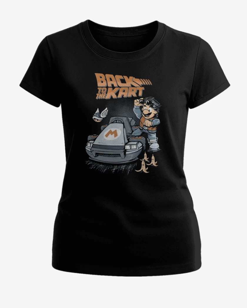 Polera de Mujer Negro de Back to the Kart