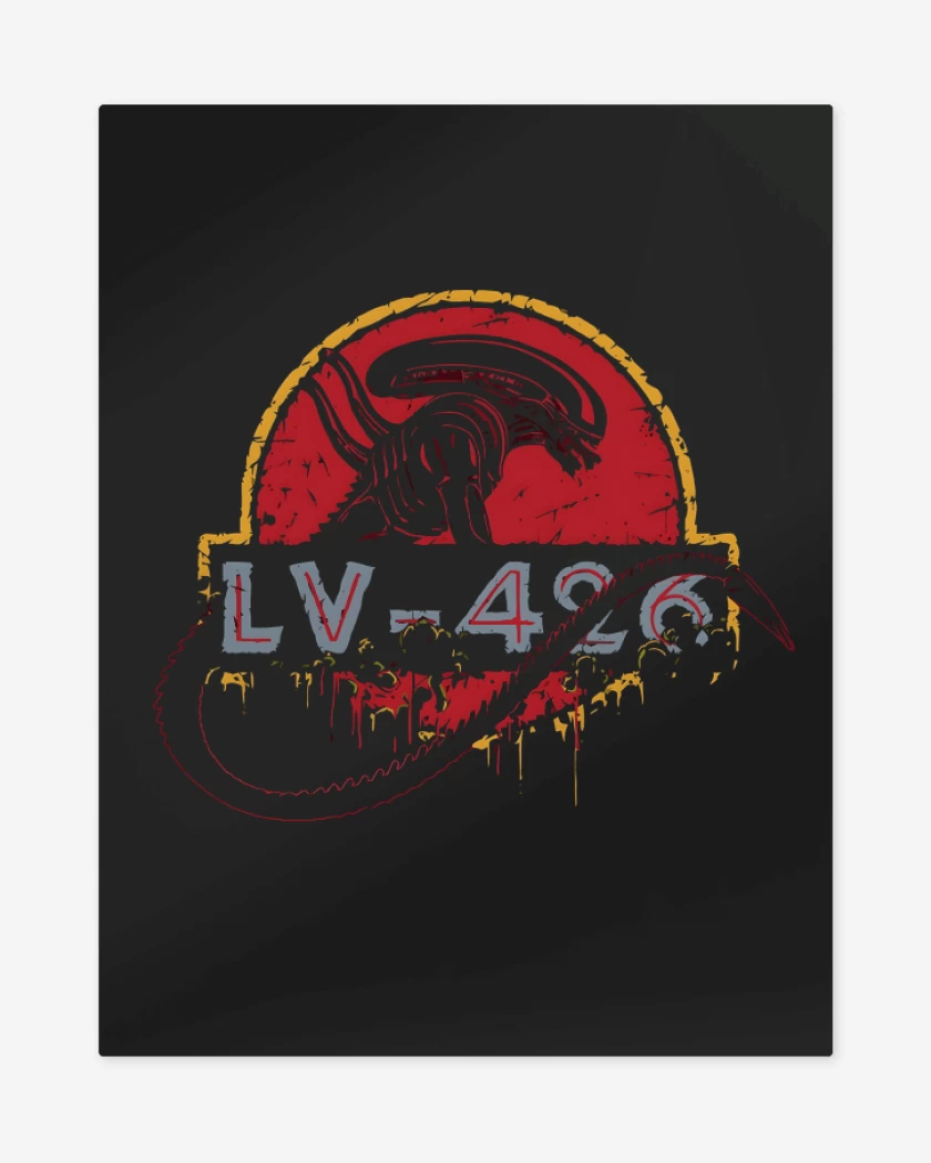 Print metalico Negro de LV-426