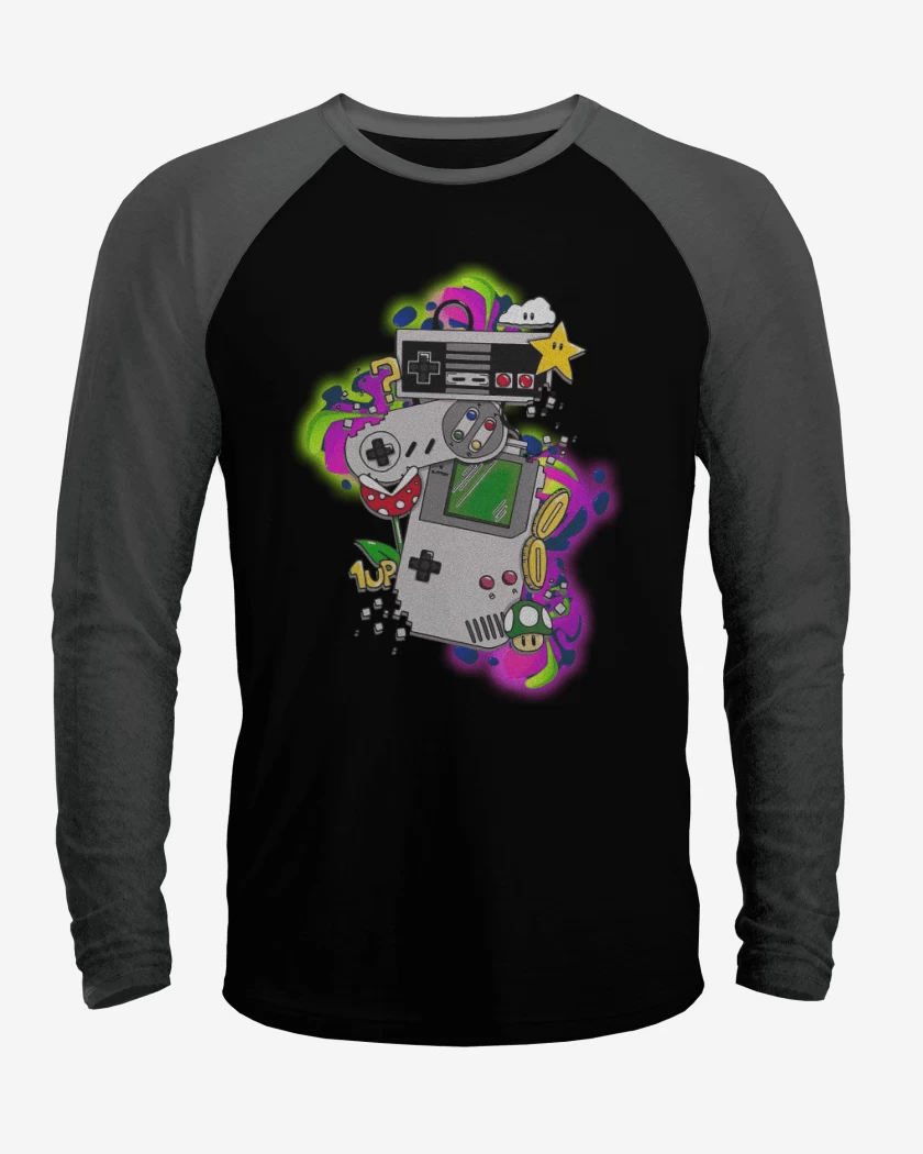 Polera Raglan Joystick Classics
