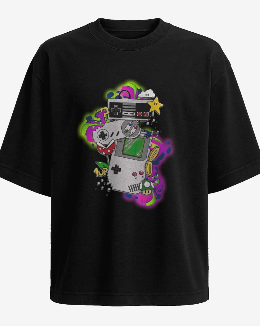 Polera Oversize Joystick Classics