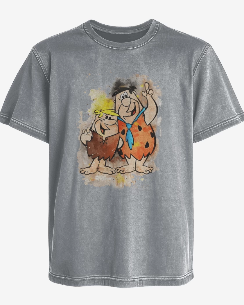 Polera desgastada Gris Melange de Pedro y Pablo