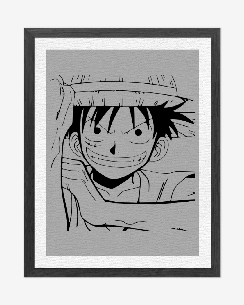 Cuadro decorativo Gris Melange de Luffy