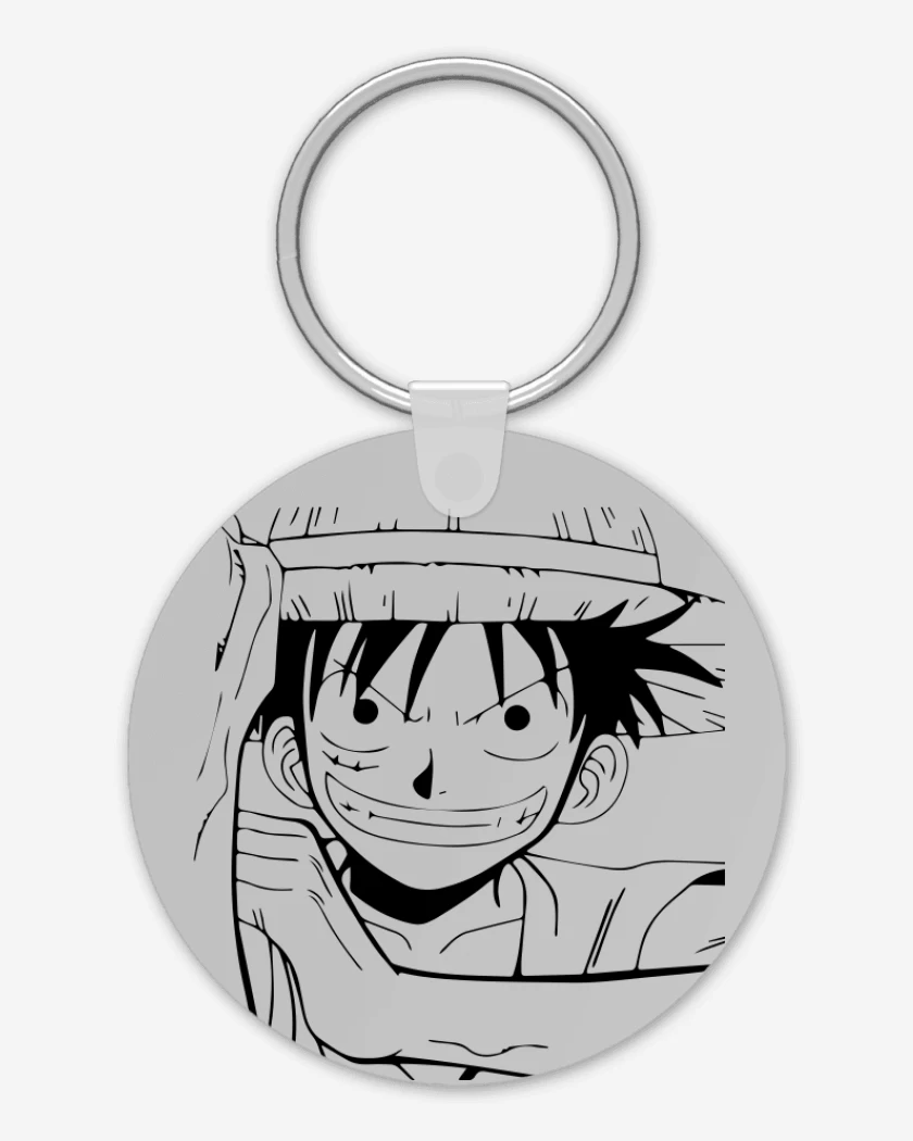 Llavero Gris Melange de Luffy