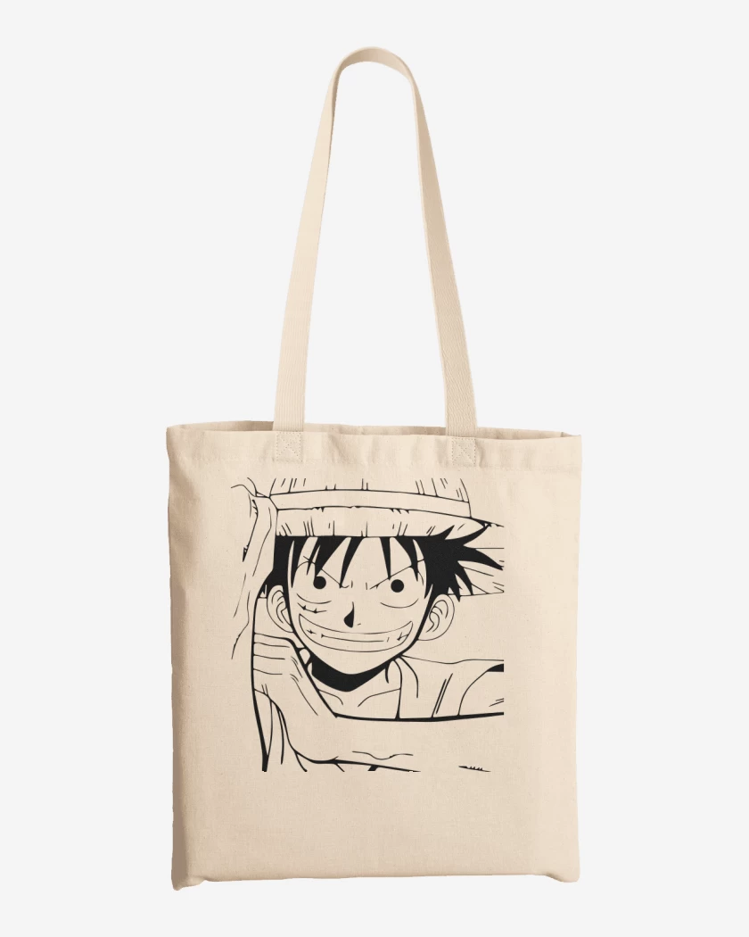 Totebag Blanco de Luffy