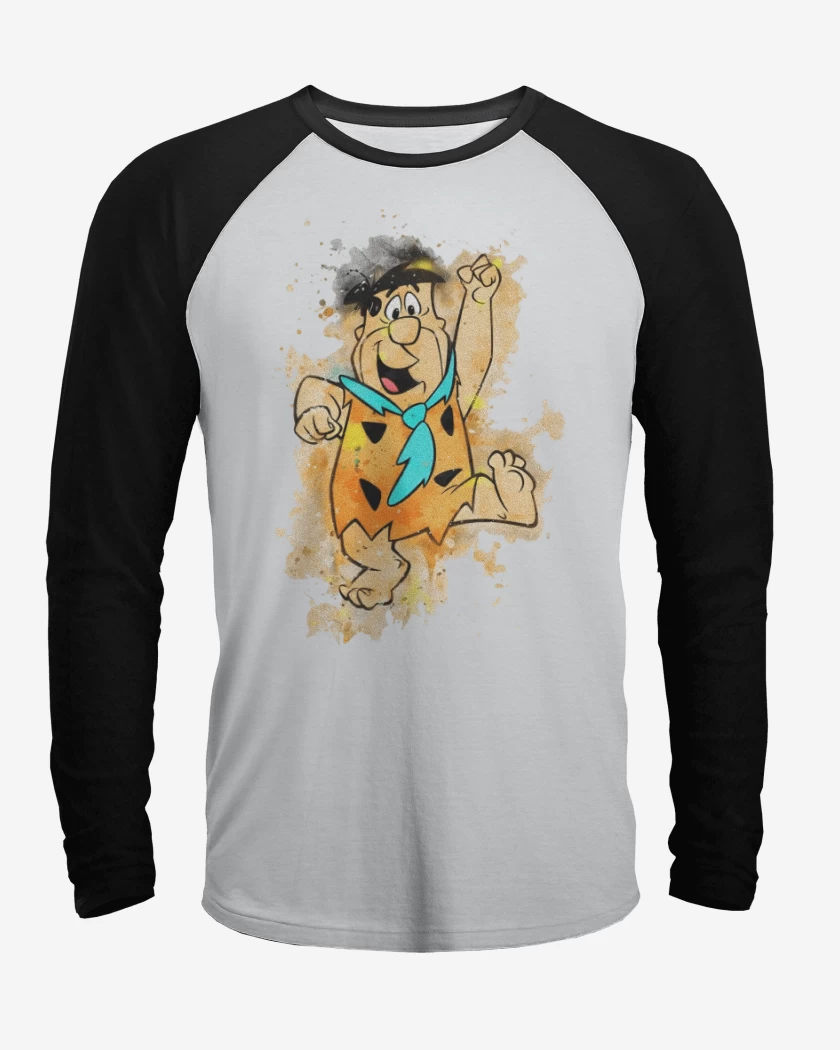 Polera Raglan Blanco / Negro de Pedro