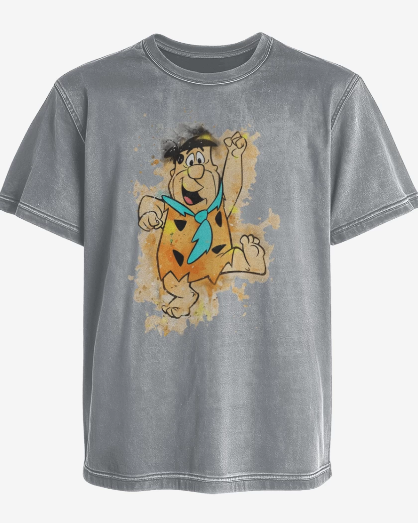 Polera desgastada Gris Melange de Pedro