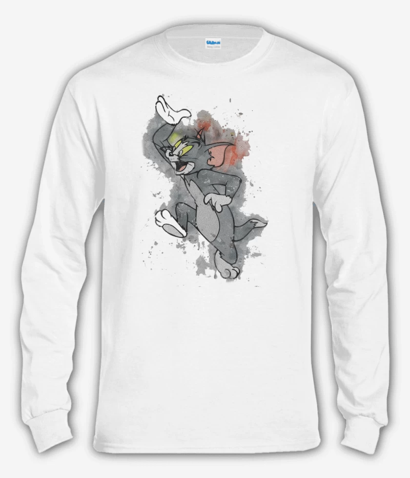 Polera manga larga Blanco de Tom