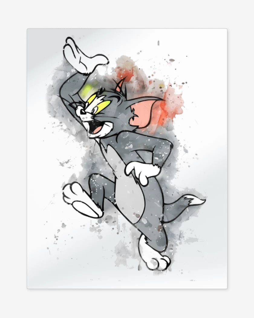 Print metalico Blanco de Tom