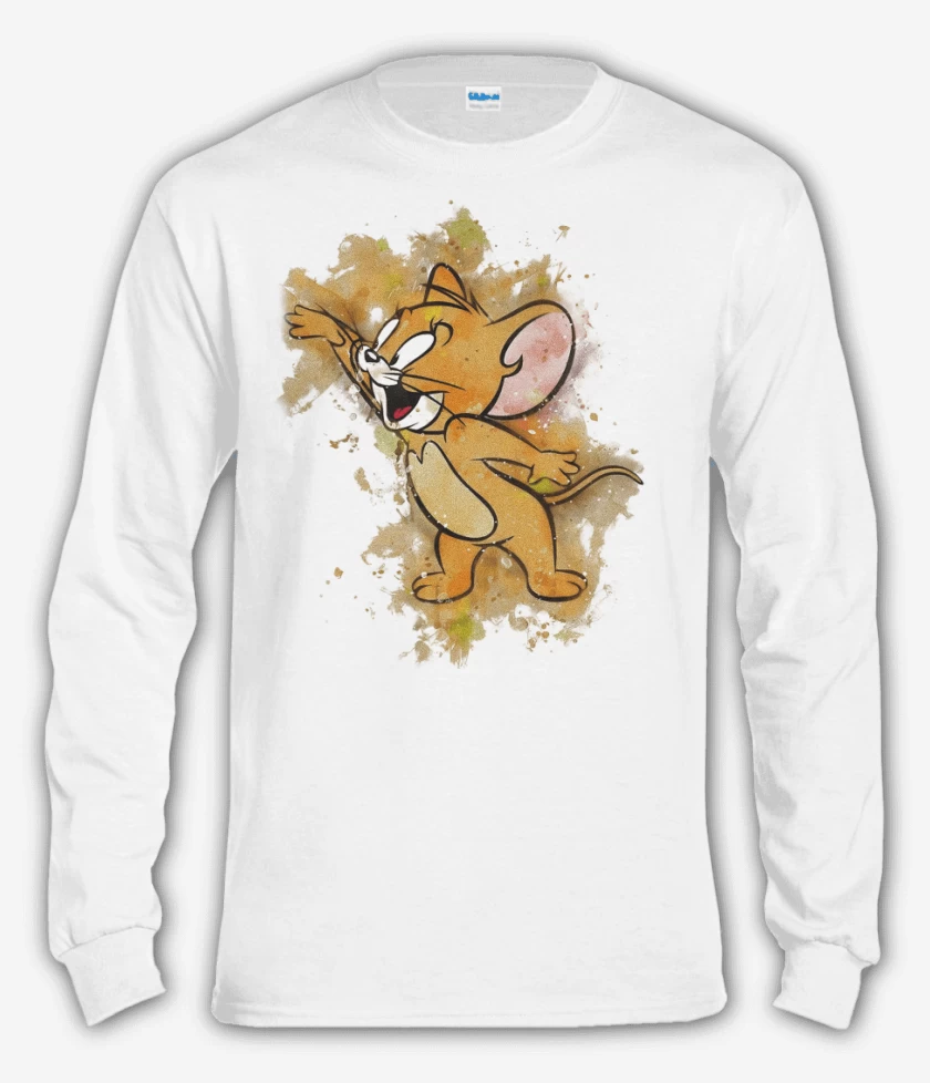 Polera manga larga Blanco de Jerry
