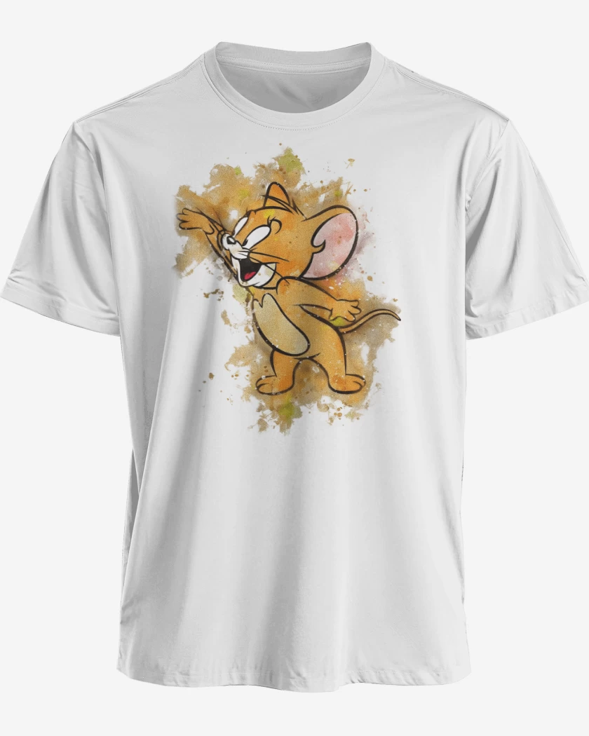 Polera premium Blanco de Jerry