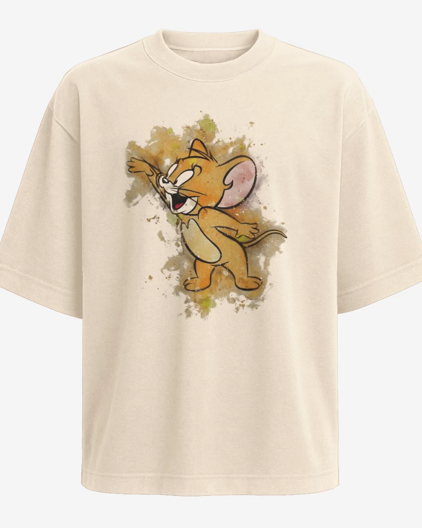 Polera Oversize Beige de Jerry
