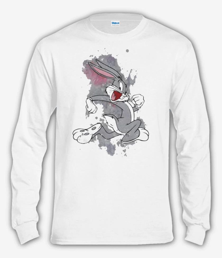Polera manga larga Blanco de Bugs 
