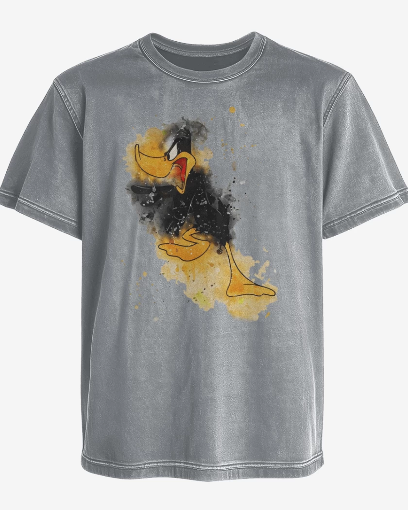Polera desgastada Gris Melange de Lucas