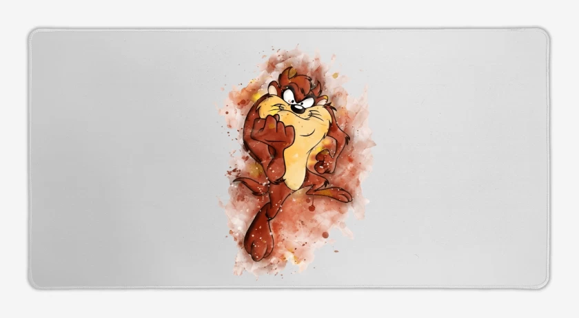 Mouse pad Gamer Blanco de Taz