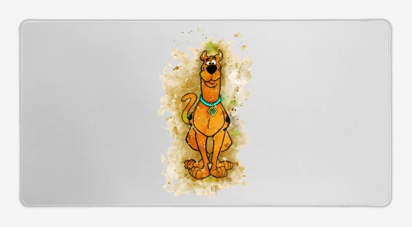 Mouse pad Gamer Blanco de Scooby 