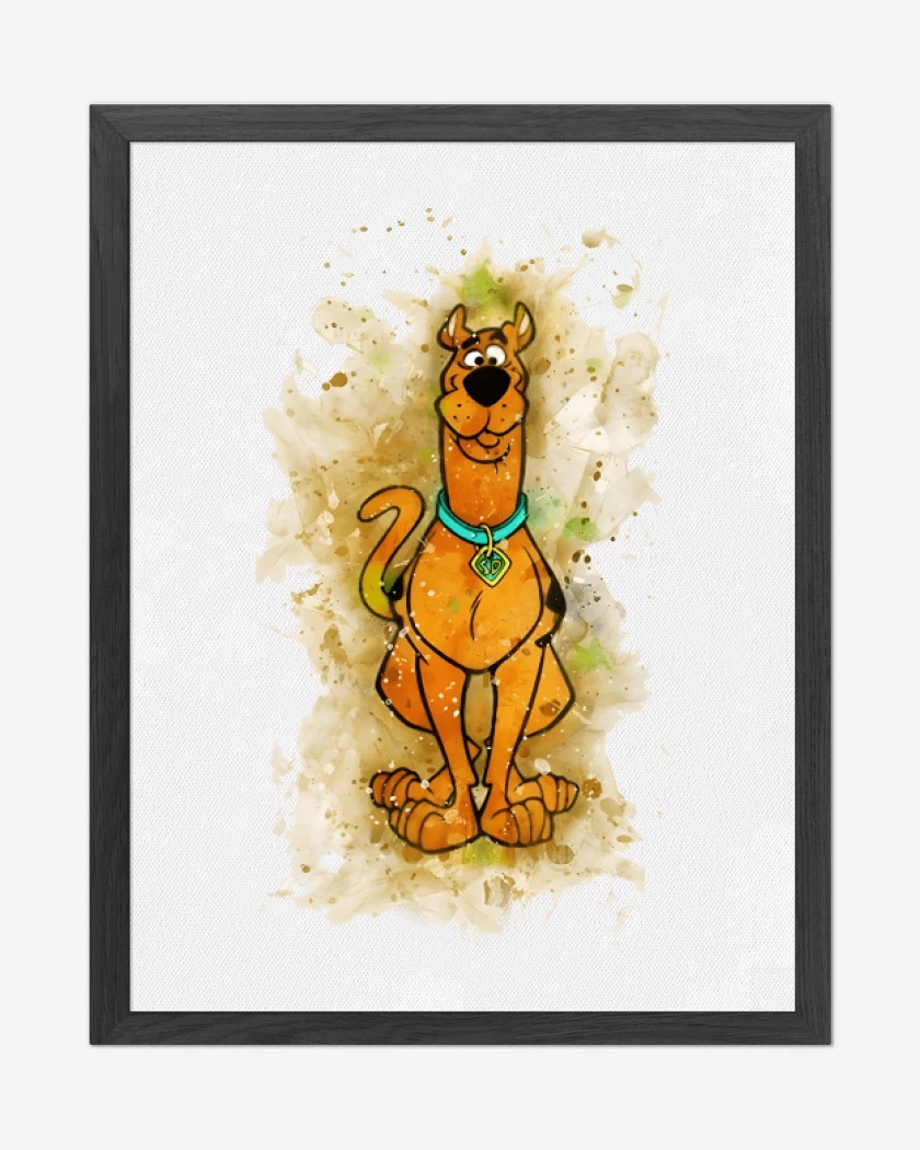 Cuadro decorativo Blanco de Scooby 