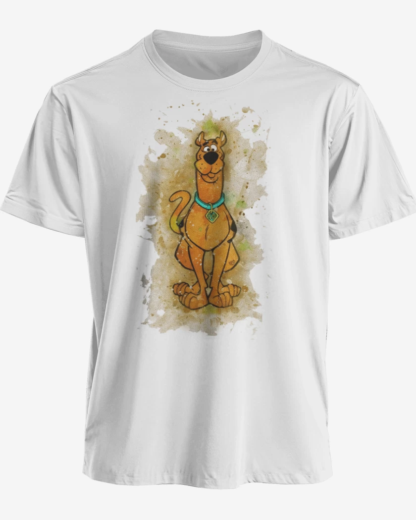 Polera premium Blanco de Scooby 