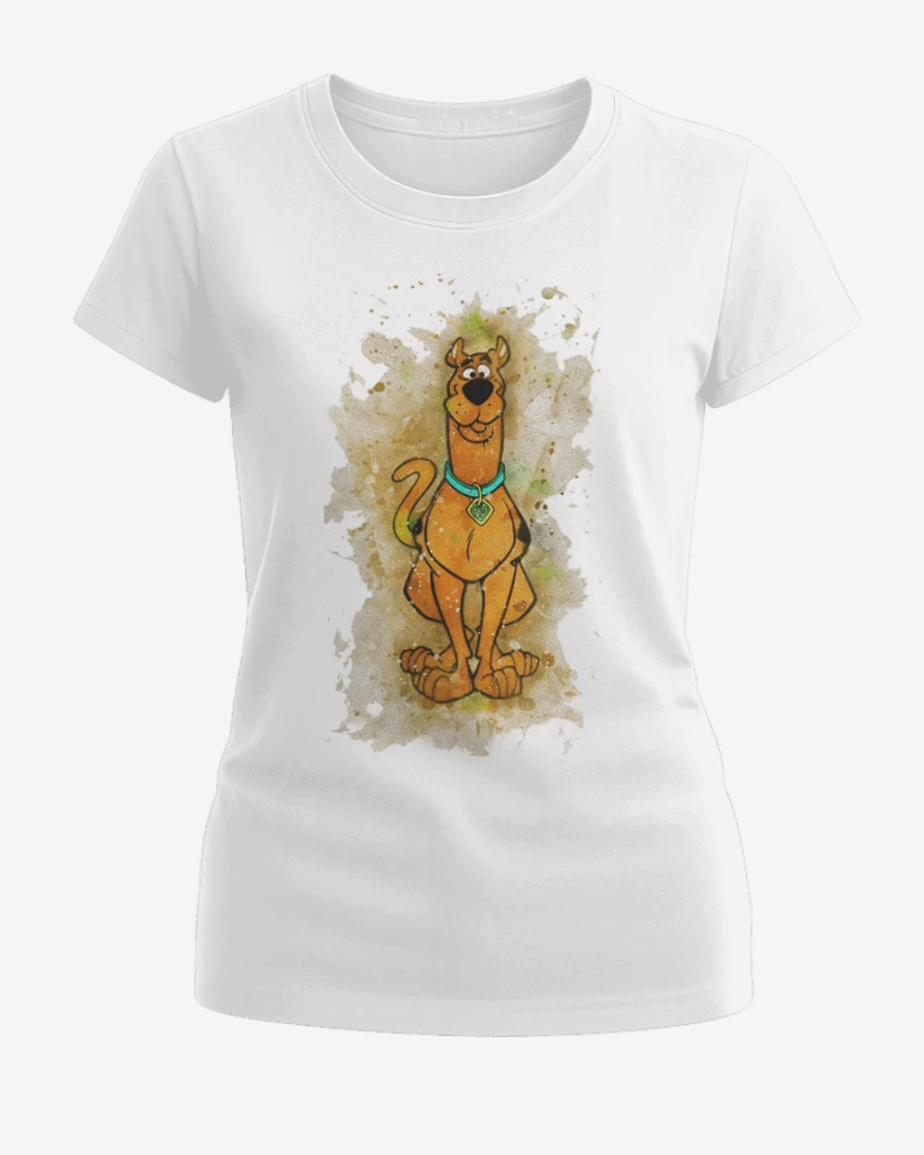 Polera de Mujer Blanco de Scooby 