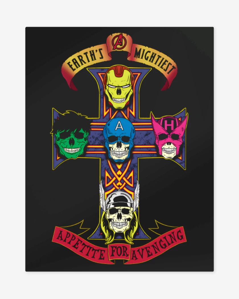 Print metalico Appetite For Avenging