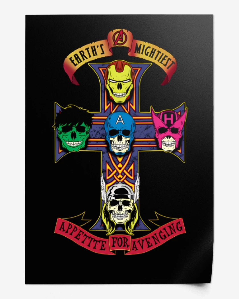 Print Appetite For Avenging