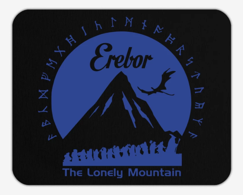 Mousepad Erebor The lonely mountain