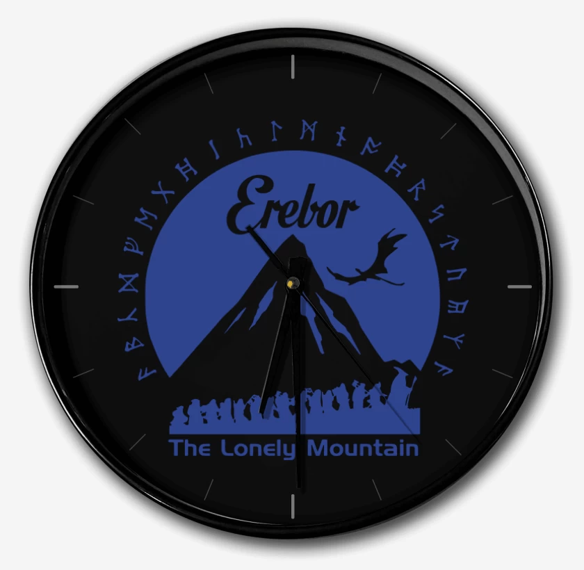 Reloj Negro de Erebor The lonely mountain