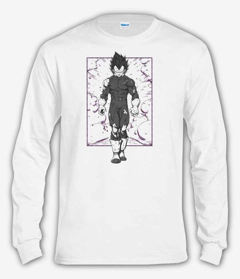 Polera manga larga Blanco de Hakaishin