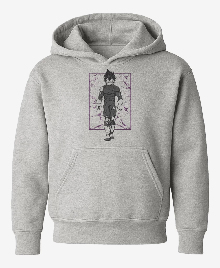 Poleron de niño Gris Melange de Hakaishin