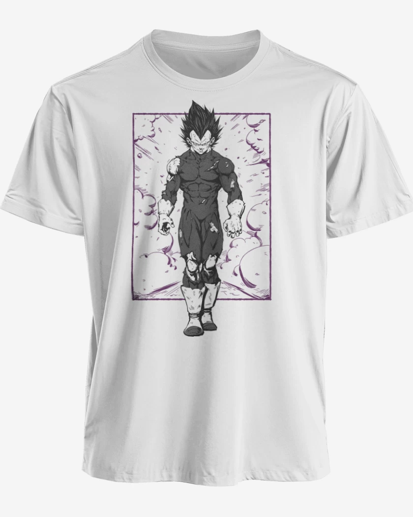 Polera premium Blanco de Hakaishin