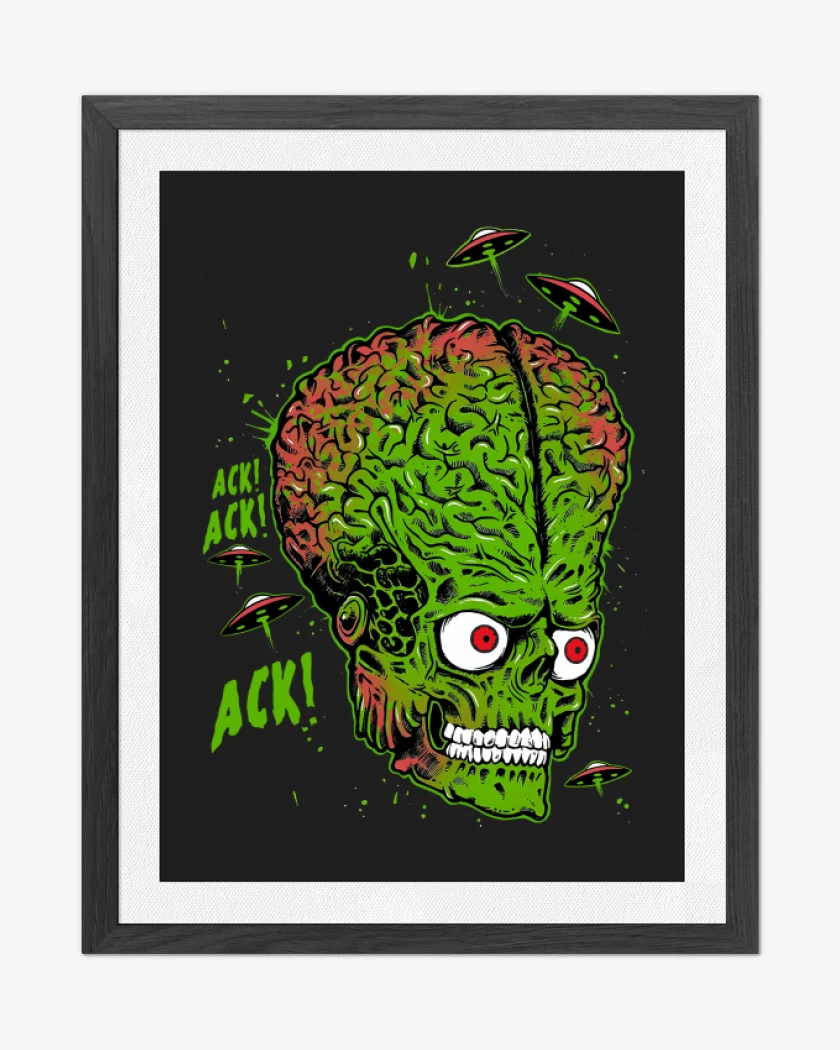 Cuadro decorativo Negro de Ack Ack Ack