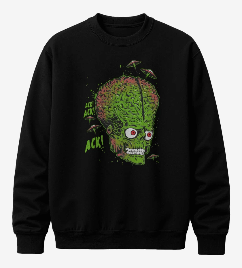 Poleron polo Negro de Ack Ack Ack