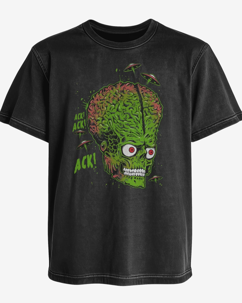 Polera desgastada Ack Ack Ack