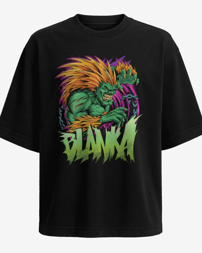 Polera Oversize Negro de Blanka