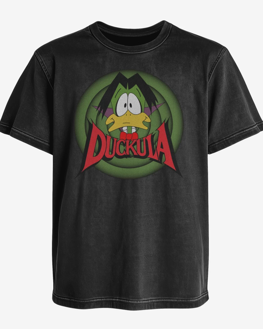 Polera desgastada Negro de Conde Patula