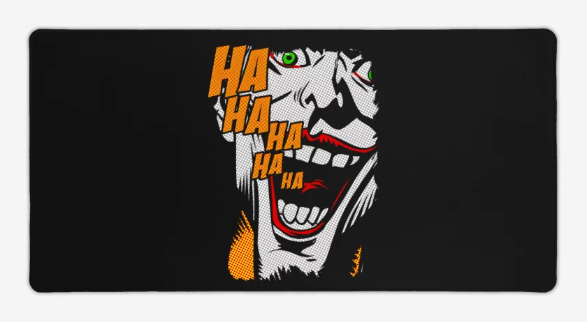 Mouse pad Gamer Negro de Ha Ha Ha