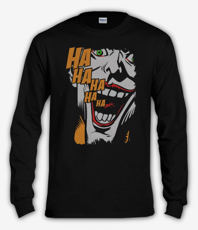 Polera manga larga Ha Ha Ha