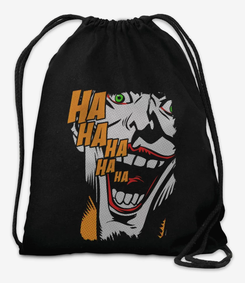 Mochila Negro de Ha Ha Ha