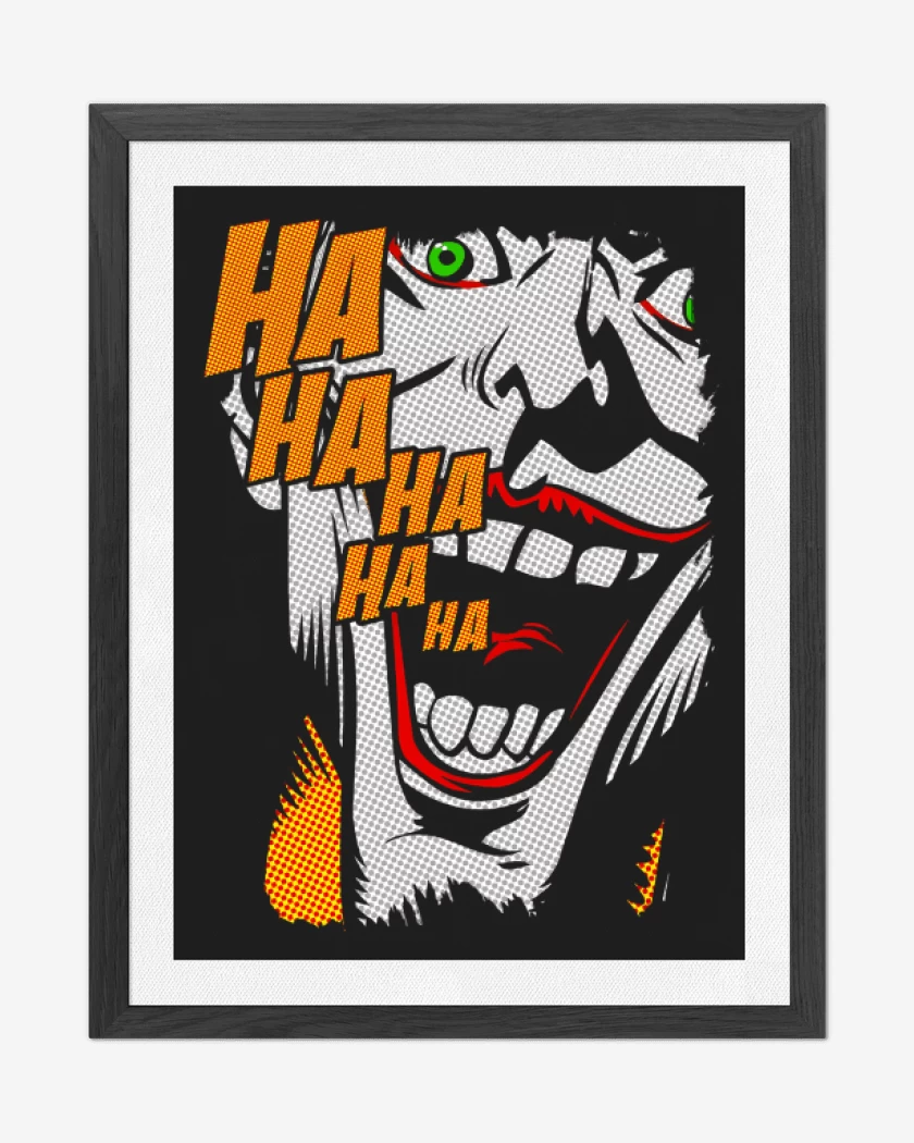 Cuadro decorativo Negro de Ha Ha Ha