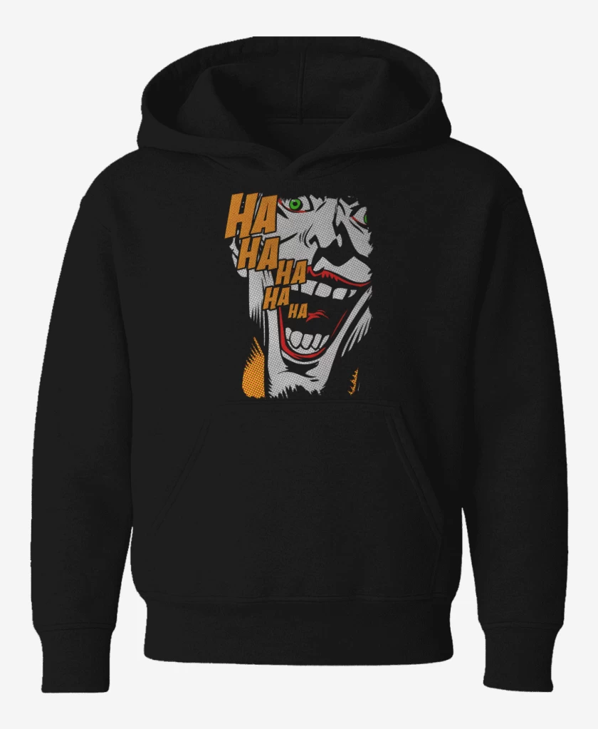 Poleron de niño Negro de Ha Ha Ha