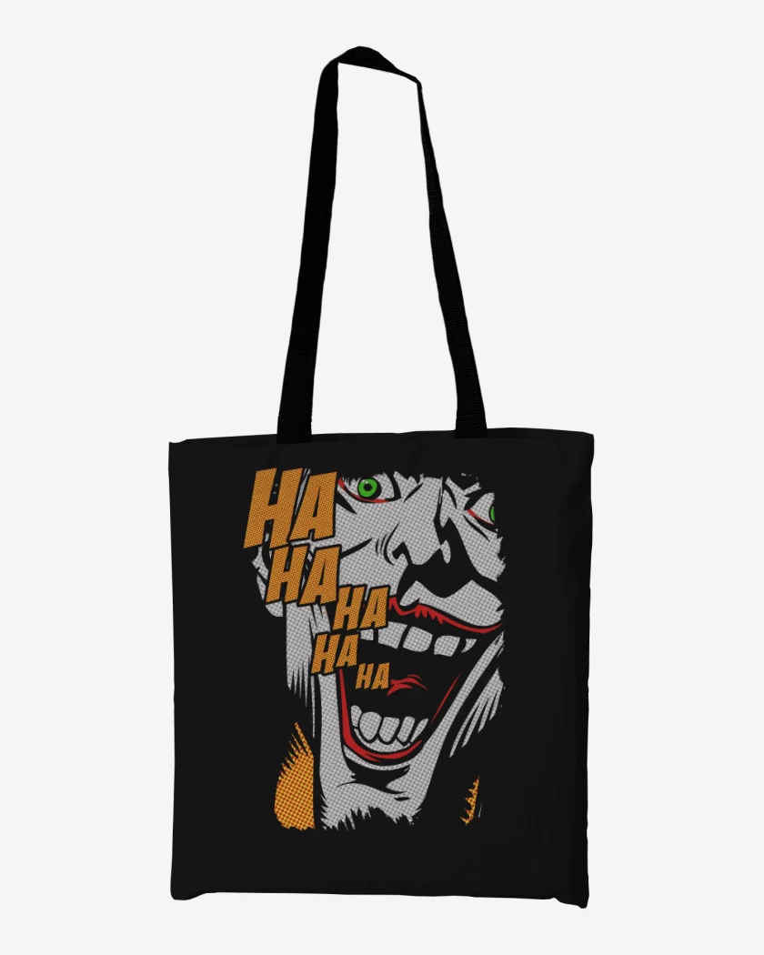 Totebag Negro de Ha Ha Ha