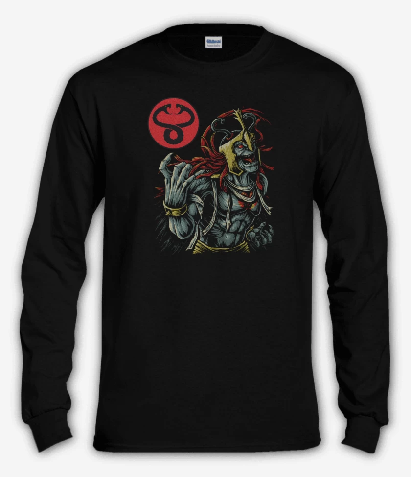 Polera manga larga Negro de Mumm-Ra