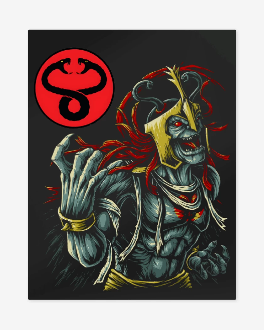 Print metalico Negro de Mumm-Ra