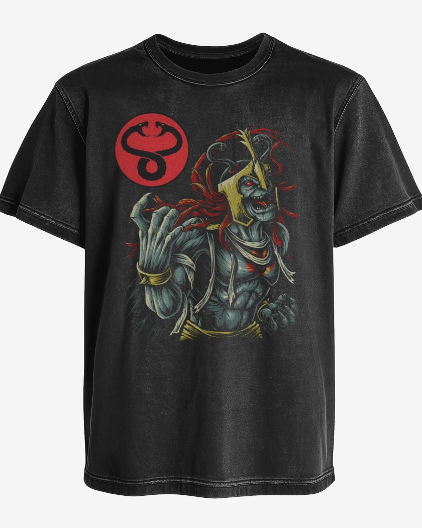 Polera desgastada Negro de Mumm-Ra
