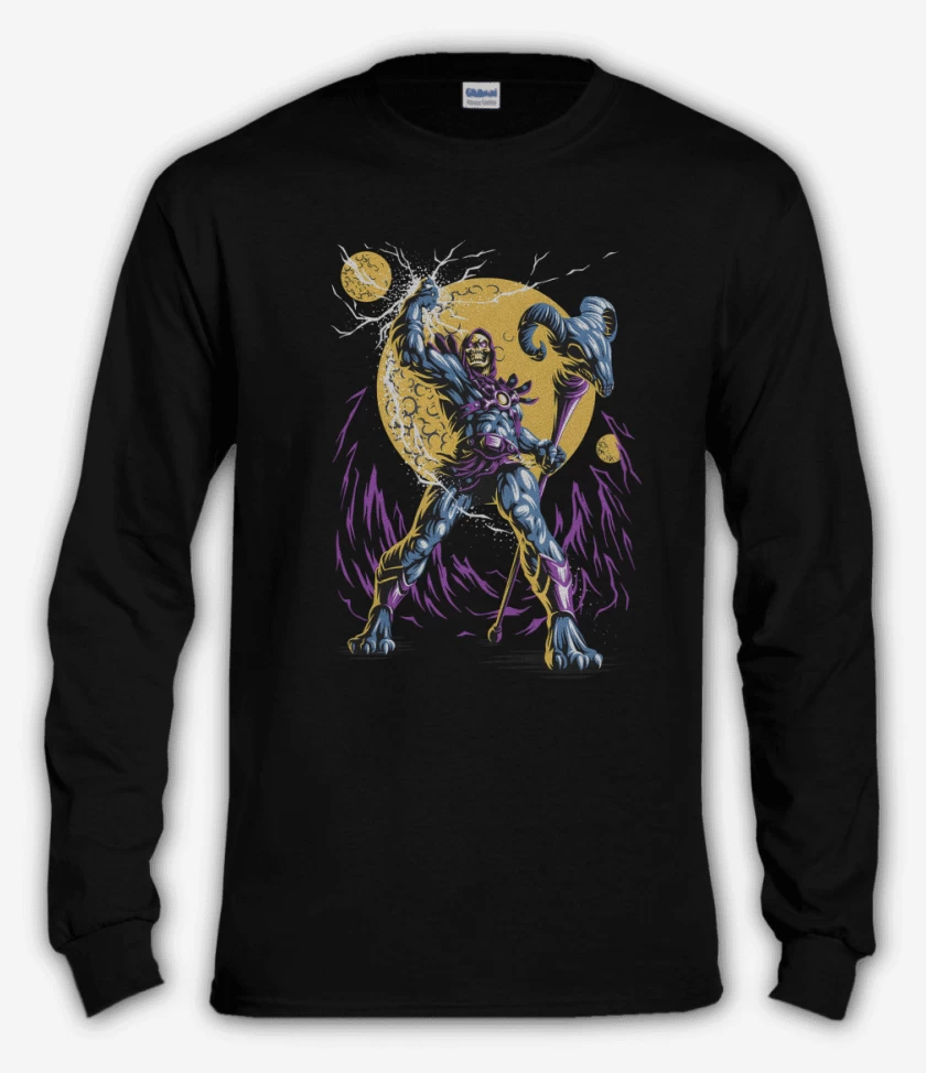 Polera manga larga Negro de Skeletor 2