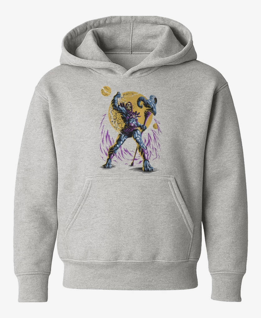 Poleron de niño Gris Melange de Skeletor 2
