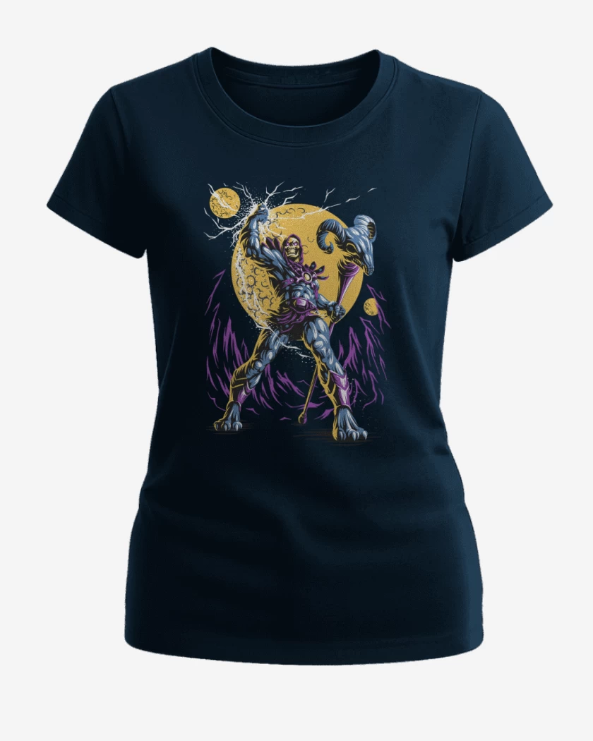 Polera de Mujer Azul Marino de Skeletor 2