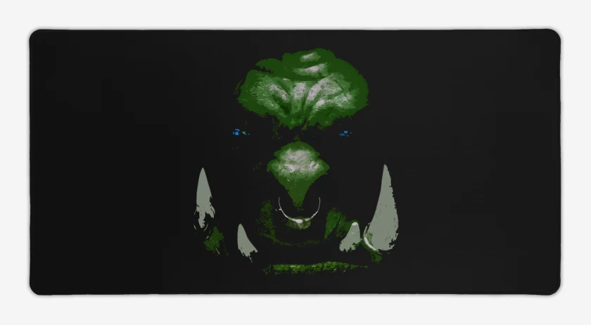 Mouse pad Gamer Negro de Thrall