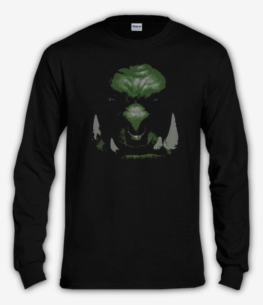 Polera manga larga Negro de Thrall