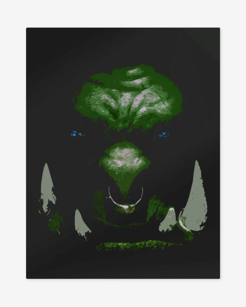 Print metalico Negro de Thrall