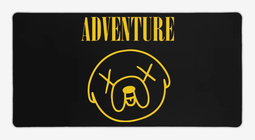 Mouse pad Gamer Negro de Adventure